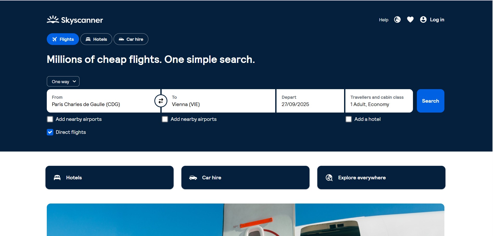 Skyscanner Affiliate Programma