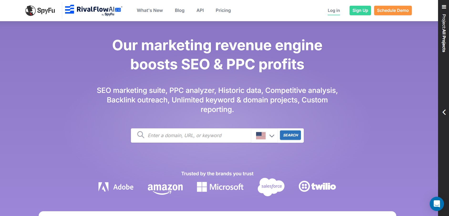 SpyFu Affiliate Programma