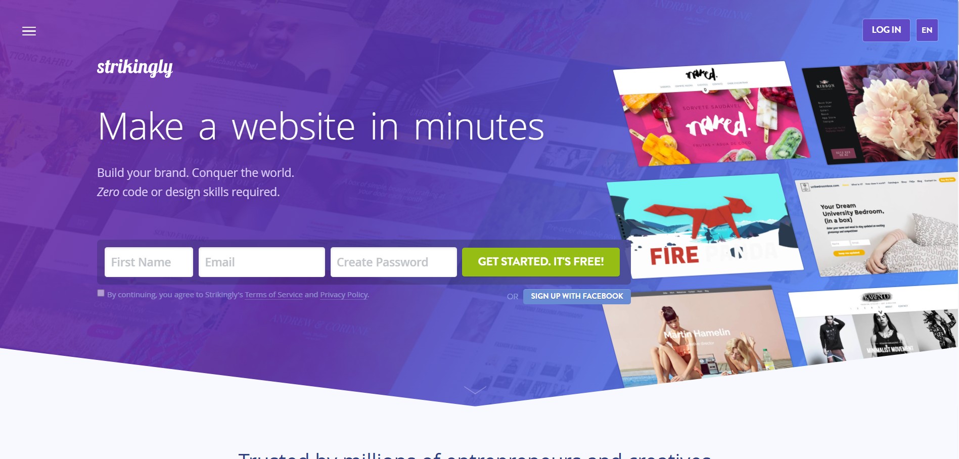 Strikingly Affiliate Programma