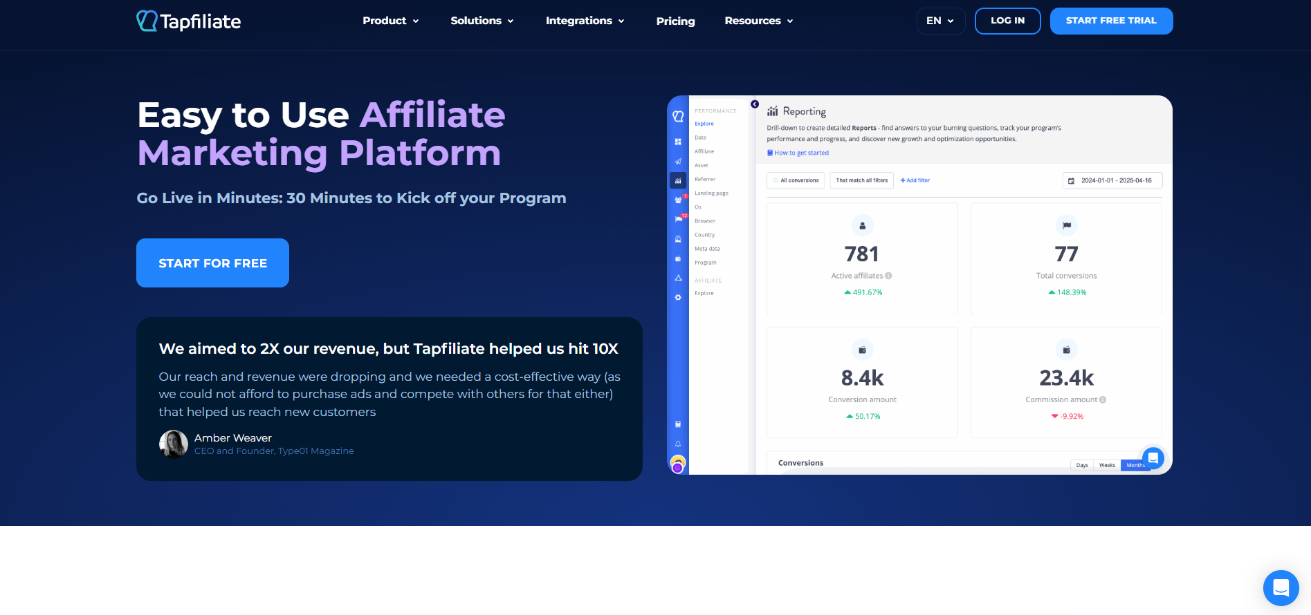 Tapfiliate Affiliate Programma