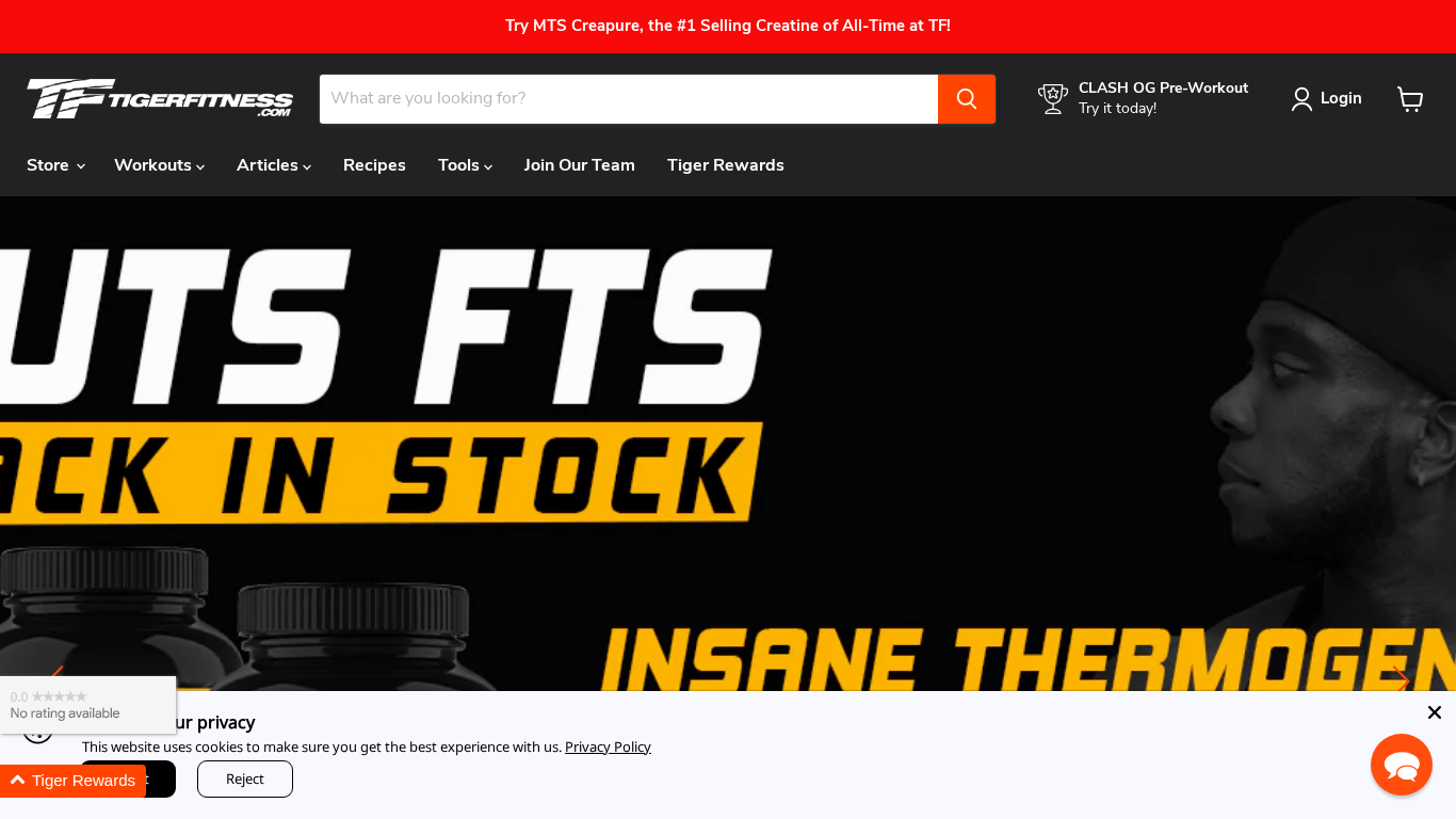 Tiger Fitness Affiliate Programma