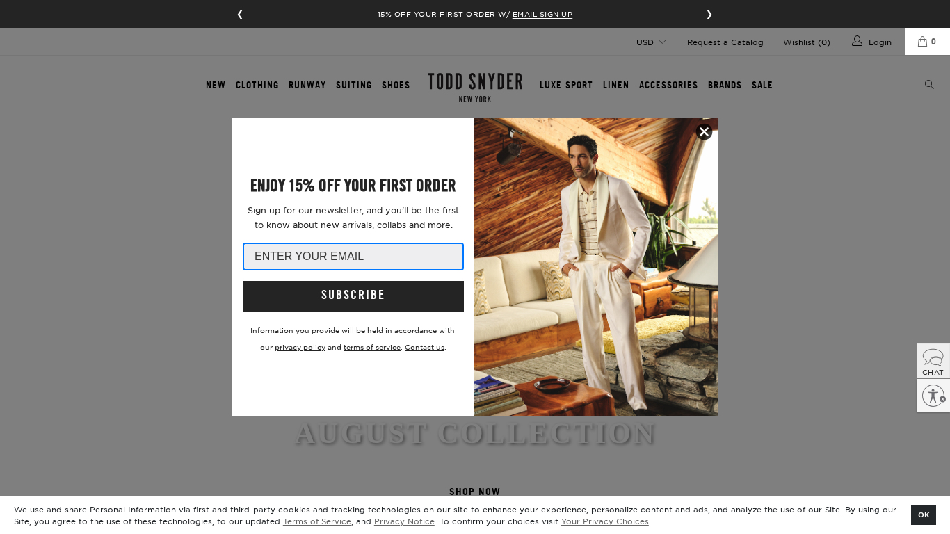 Todd Snyder Affiliate Programma