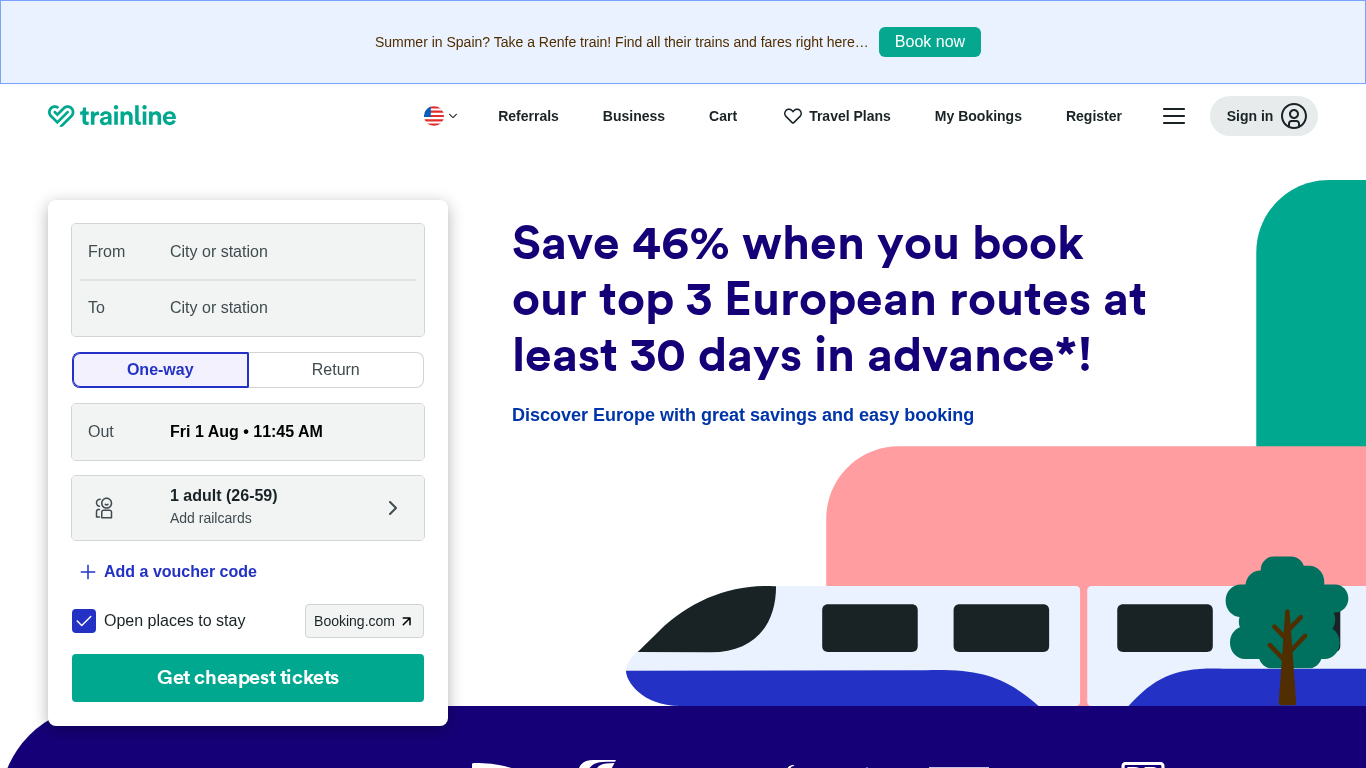 Trainline Affiliate Programma