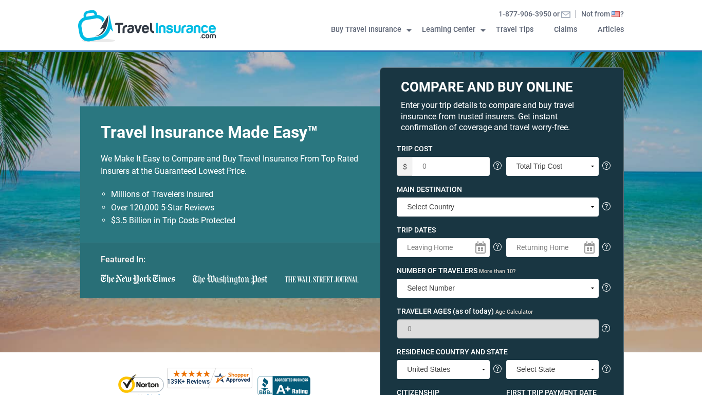 Travelinsurance.com Affiliate Programma