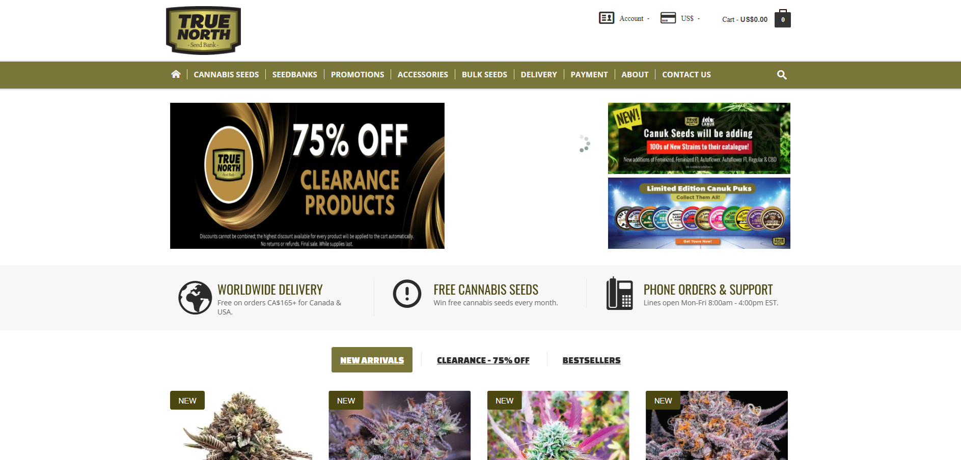 True North Seed Bank Affiliate Programma