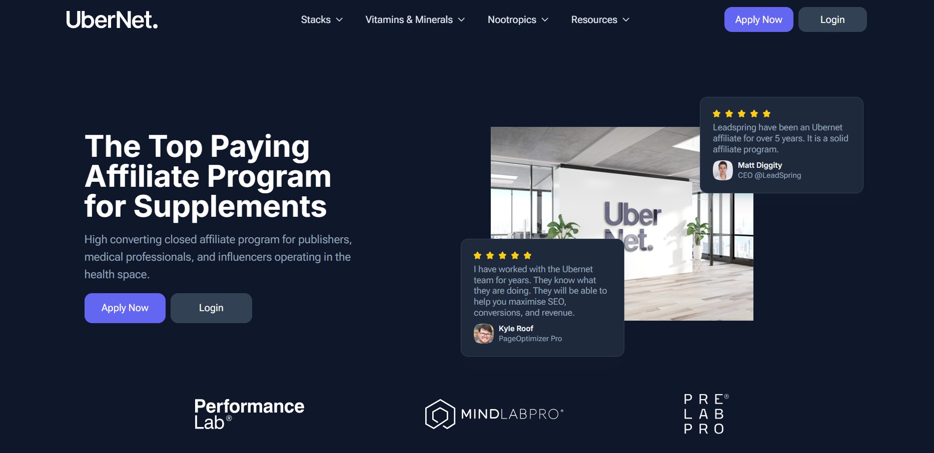 Performance Lab Affiliate Programma