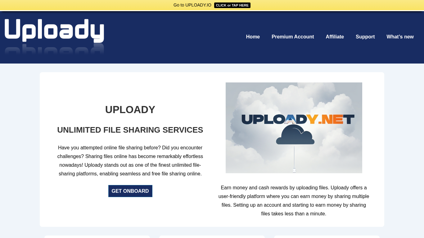 Uploady Affiliate Programma