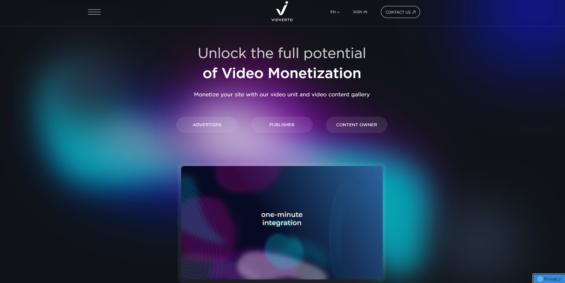 Vidverto Affiliate Programma