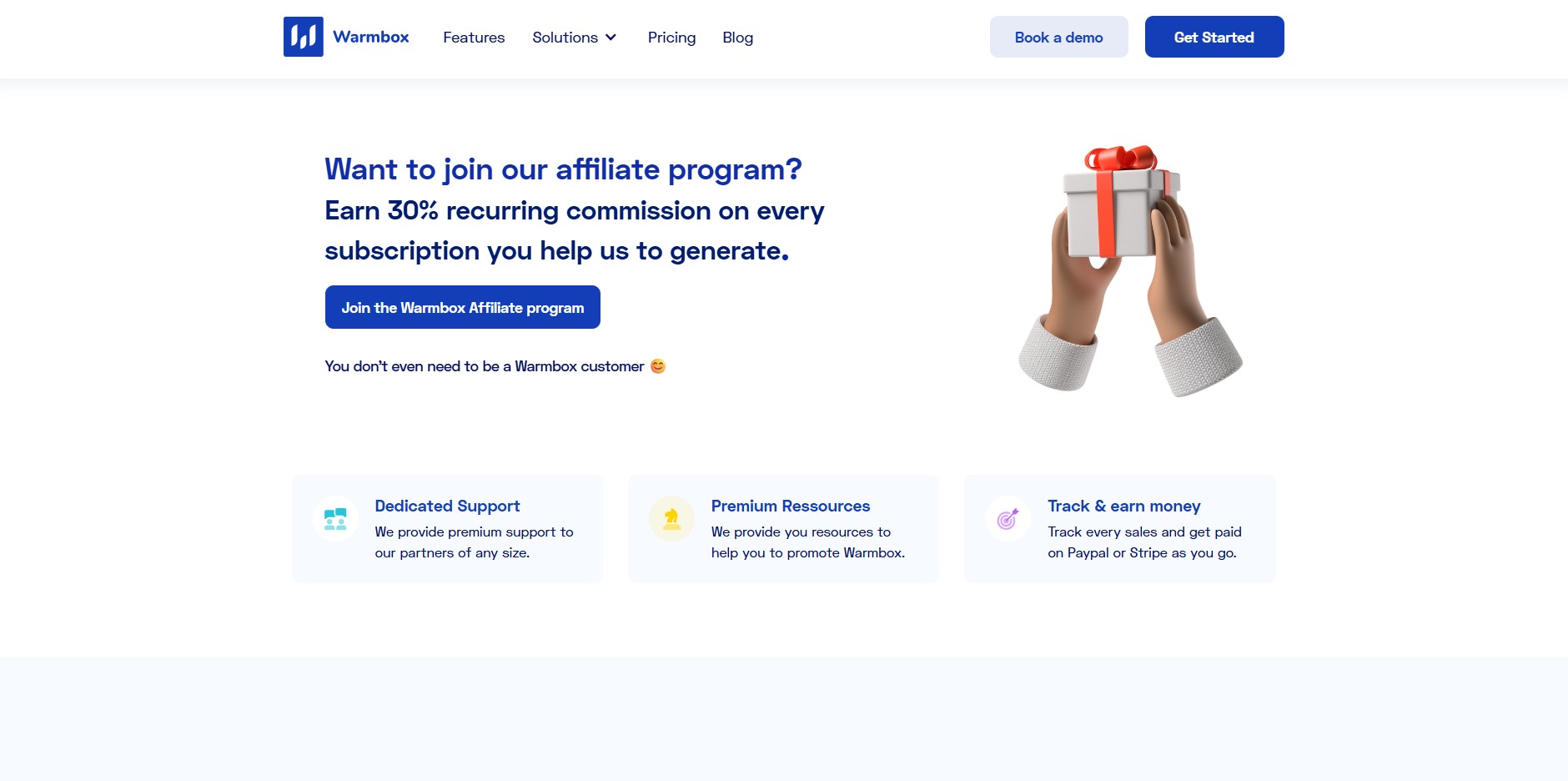 Warmbox.ai Affiliate Programma