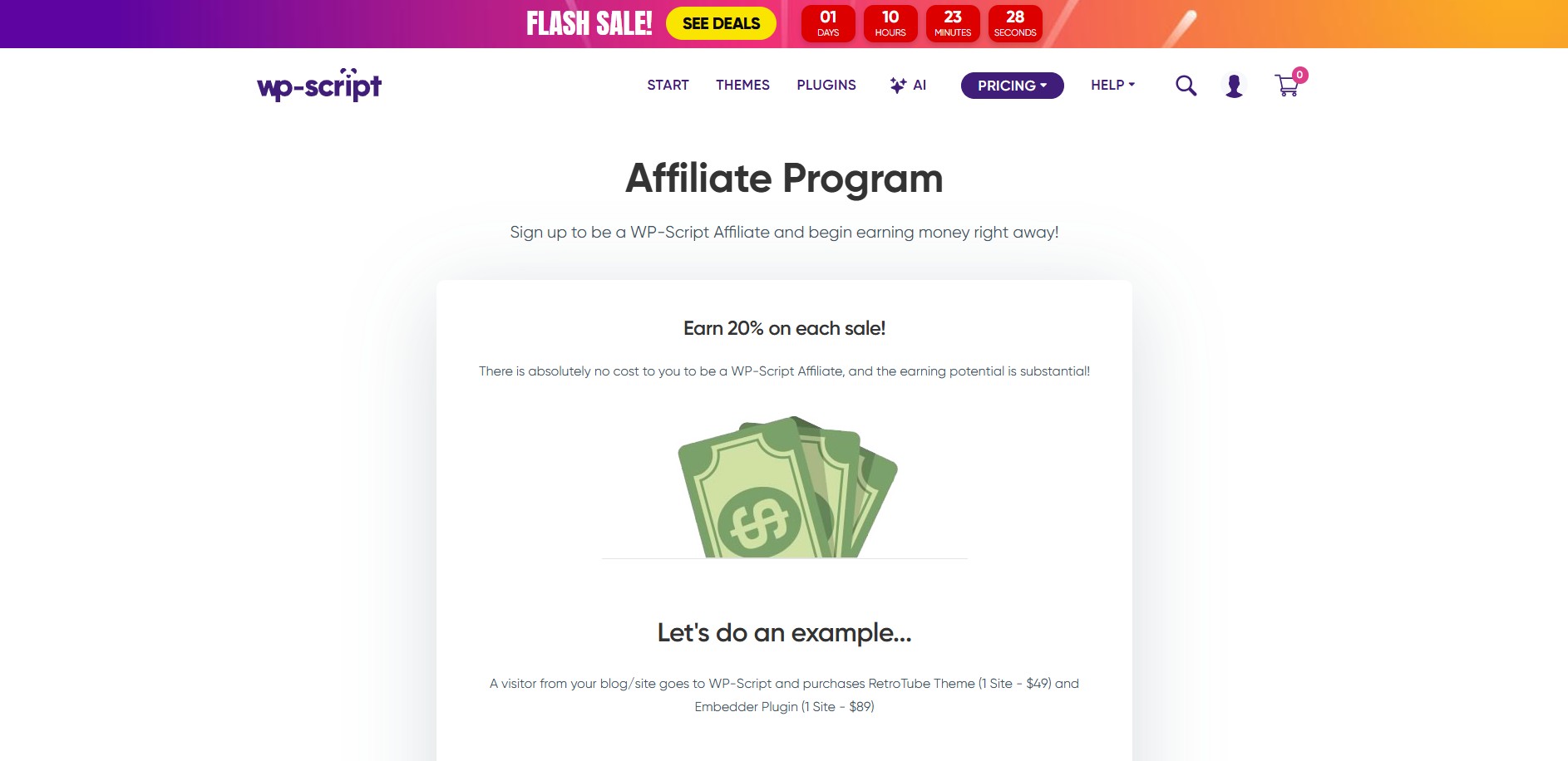 WP-Script Affiliate Programma