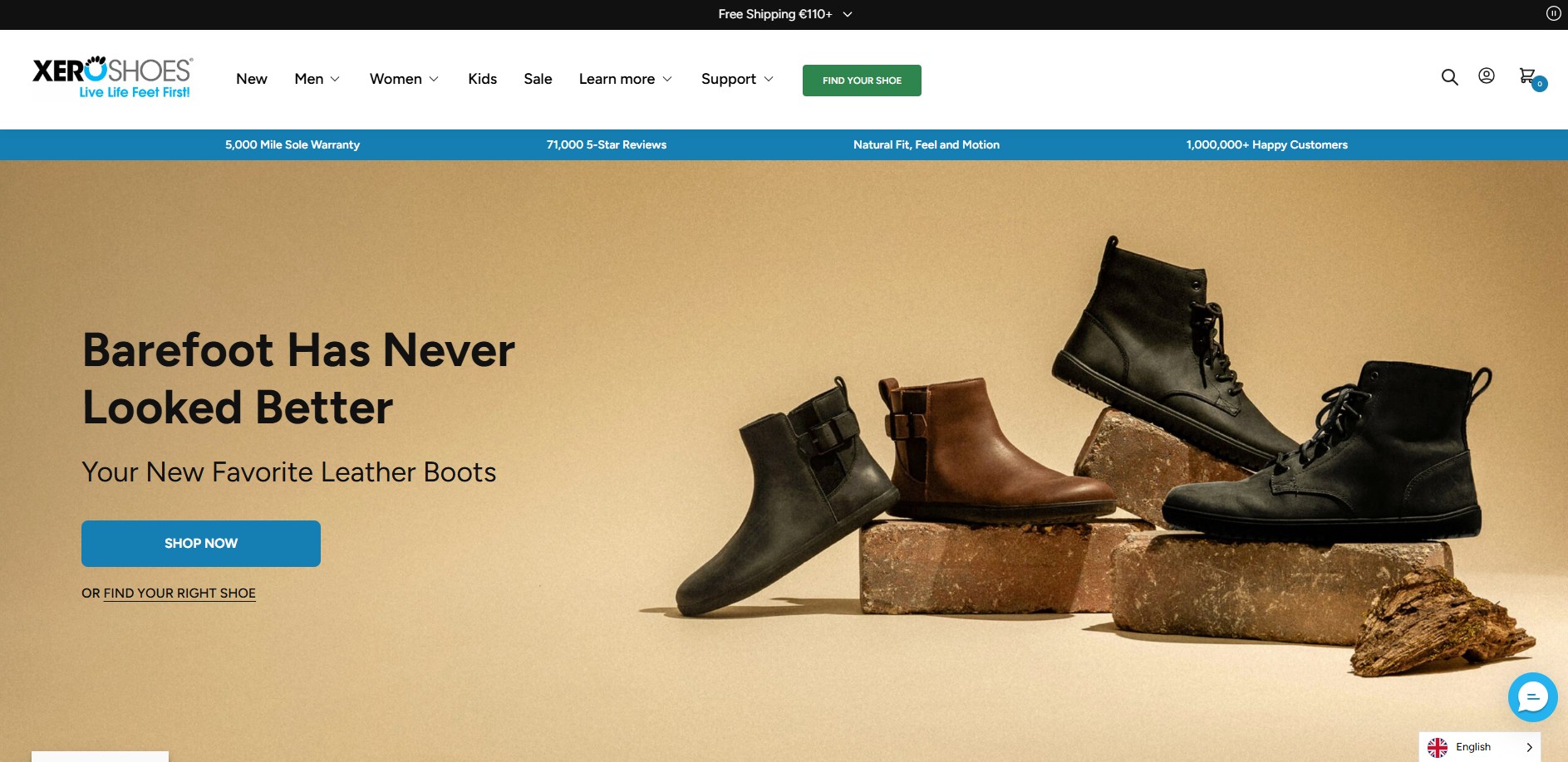 Xero Shoes Affiliate Programma