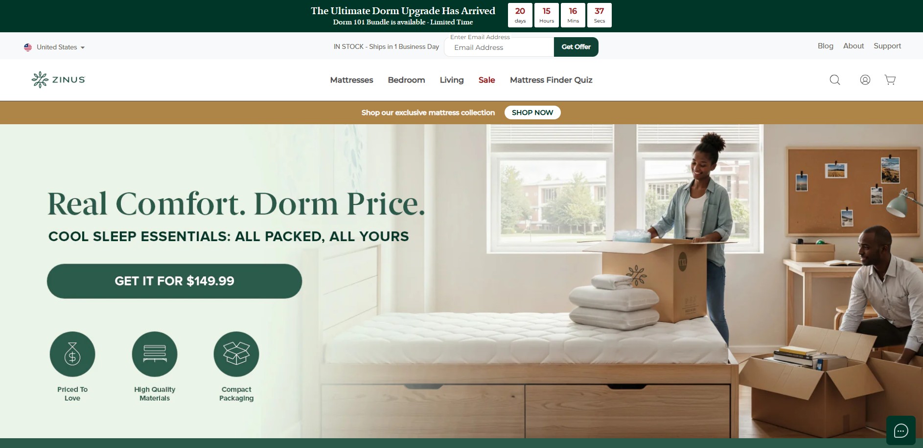 Zinus Affiliate Programma