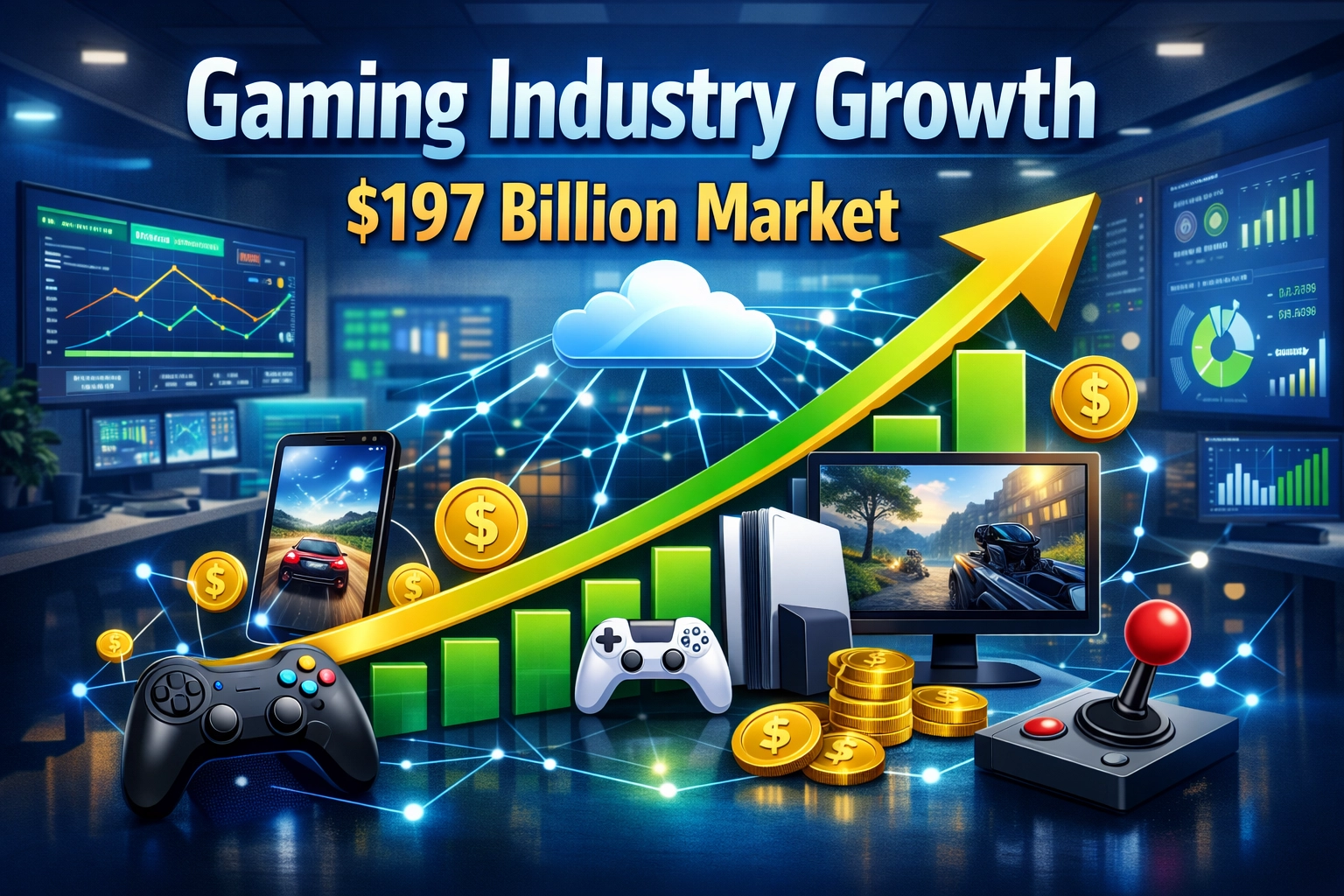 Gamingindustrie voor Affiliates: Kansen in een markt van $197 miljard