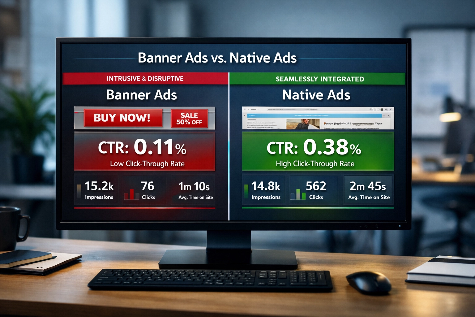 Banners versus Native Ads in Affiliate Marketing: Welke Leveren Betere Resultaten Op?