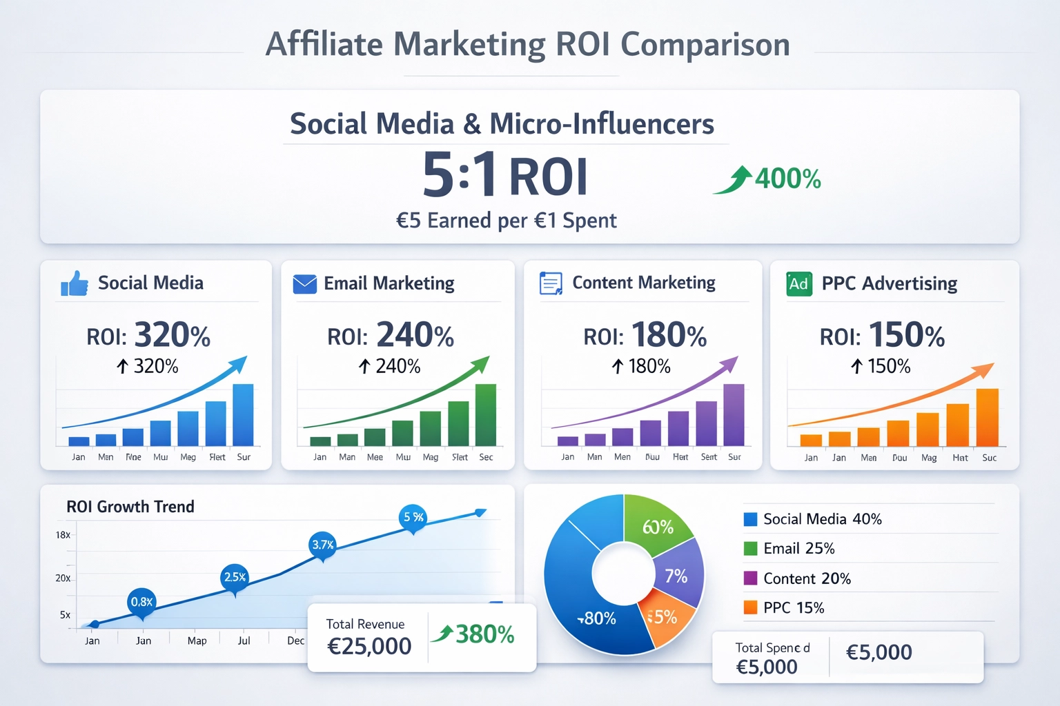 Welke affiliate marketingstrategie genereert de hoogste ROI?