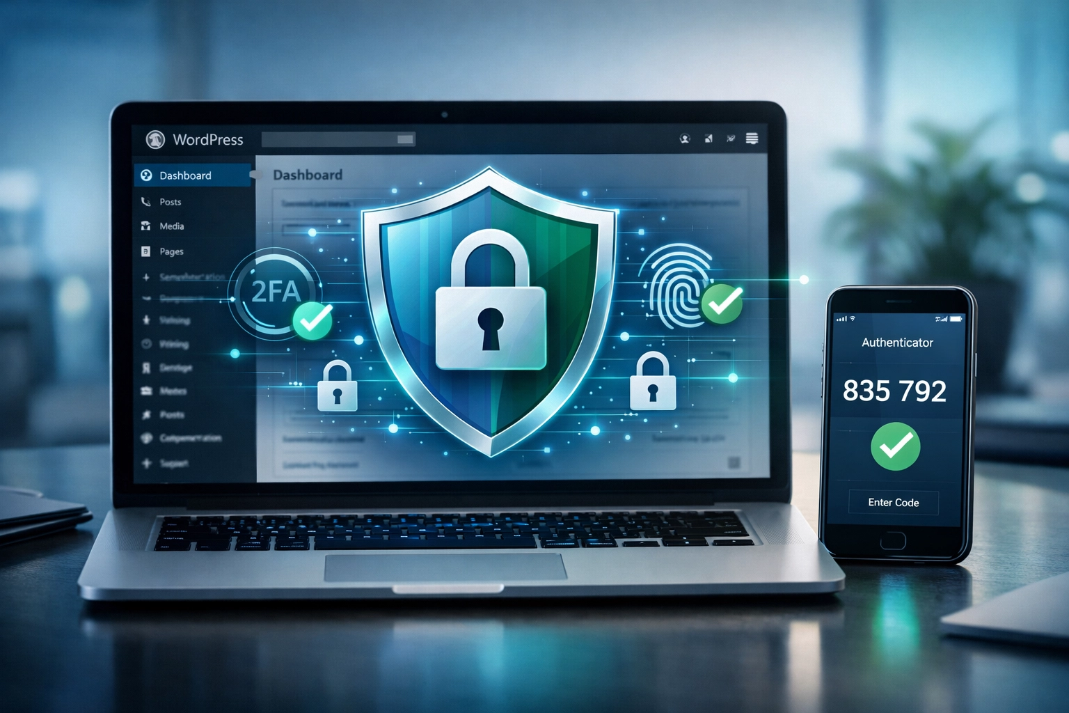 Beveiligde WordPress-inlog met Twee-factor-authenticatie en Verborgen Inlog-URL