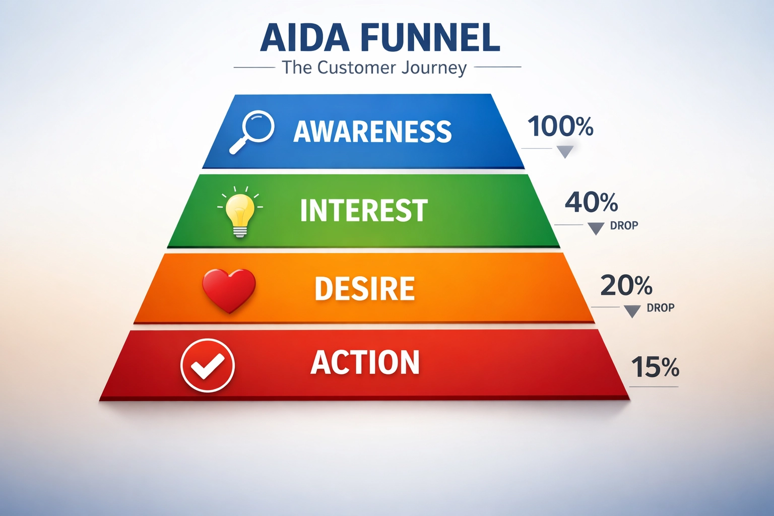 Hoe de AIDA-funnel affiliateverkopen stimuleert: Een complete gids