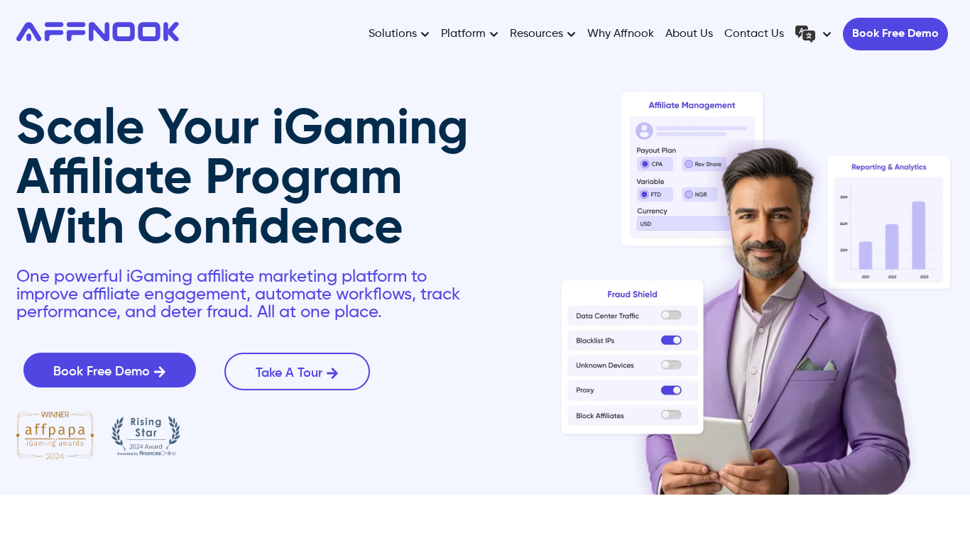 Affnook affiliate marketing fraudepreventie platform