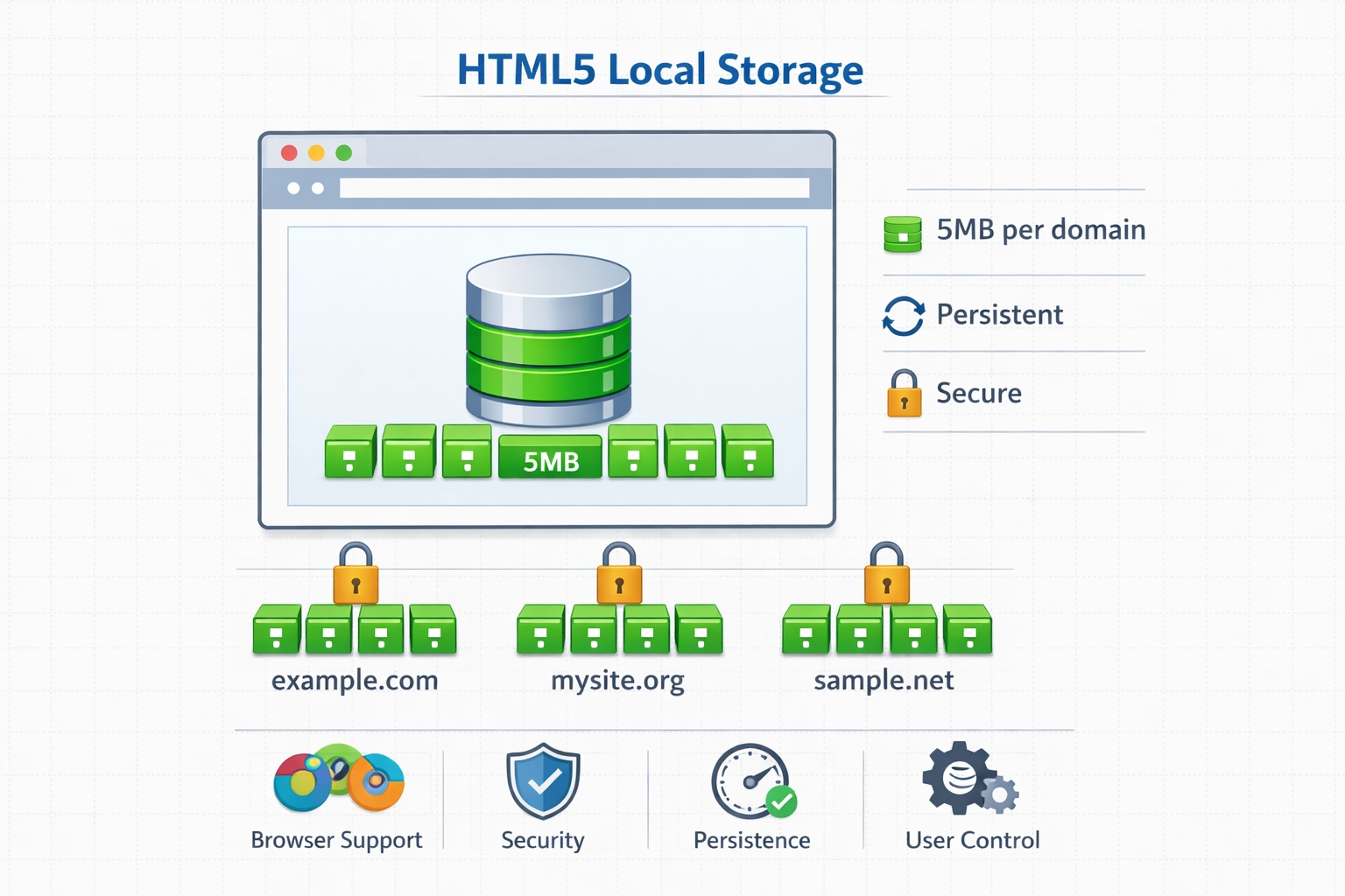 HTML5 local storage mogelijkheden en voordelen