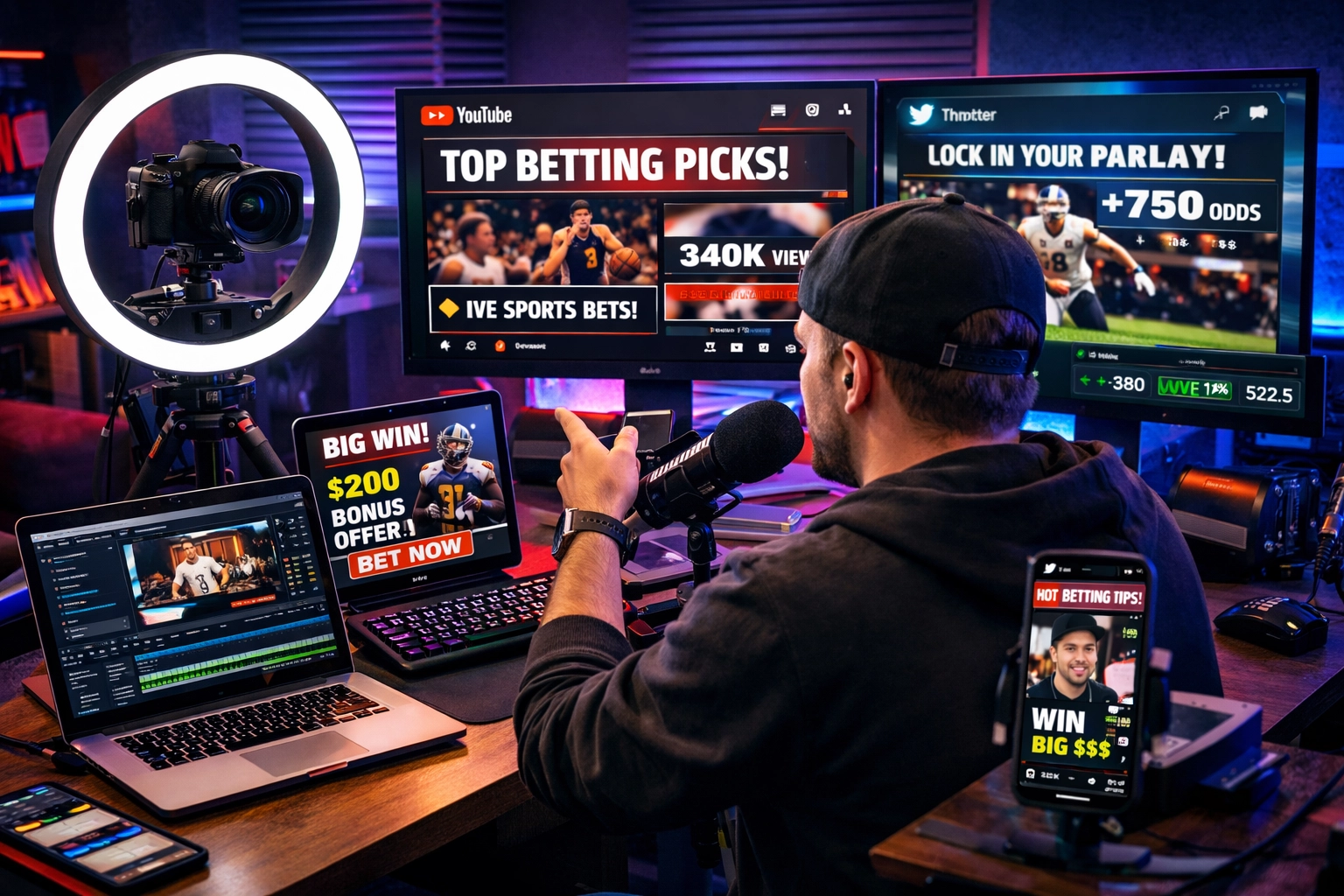 Content creator neemt wed affiliate video’s op