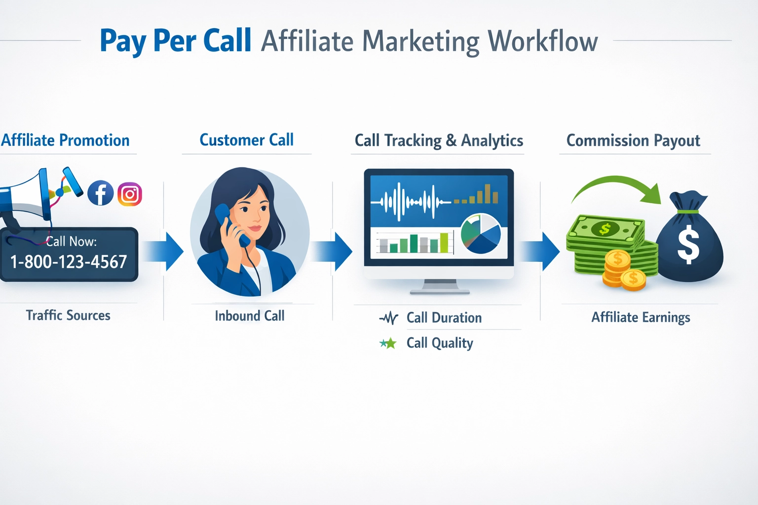Pay Per Call Affiliate Marketing: Complete gids voor campagnes met hoge commissies