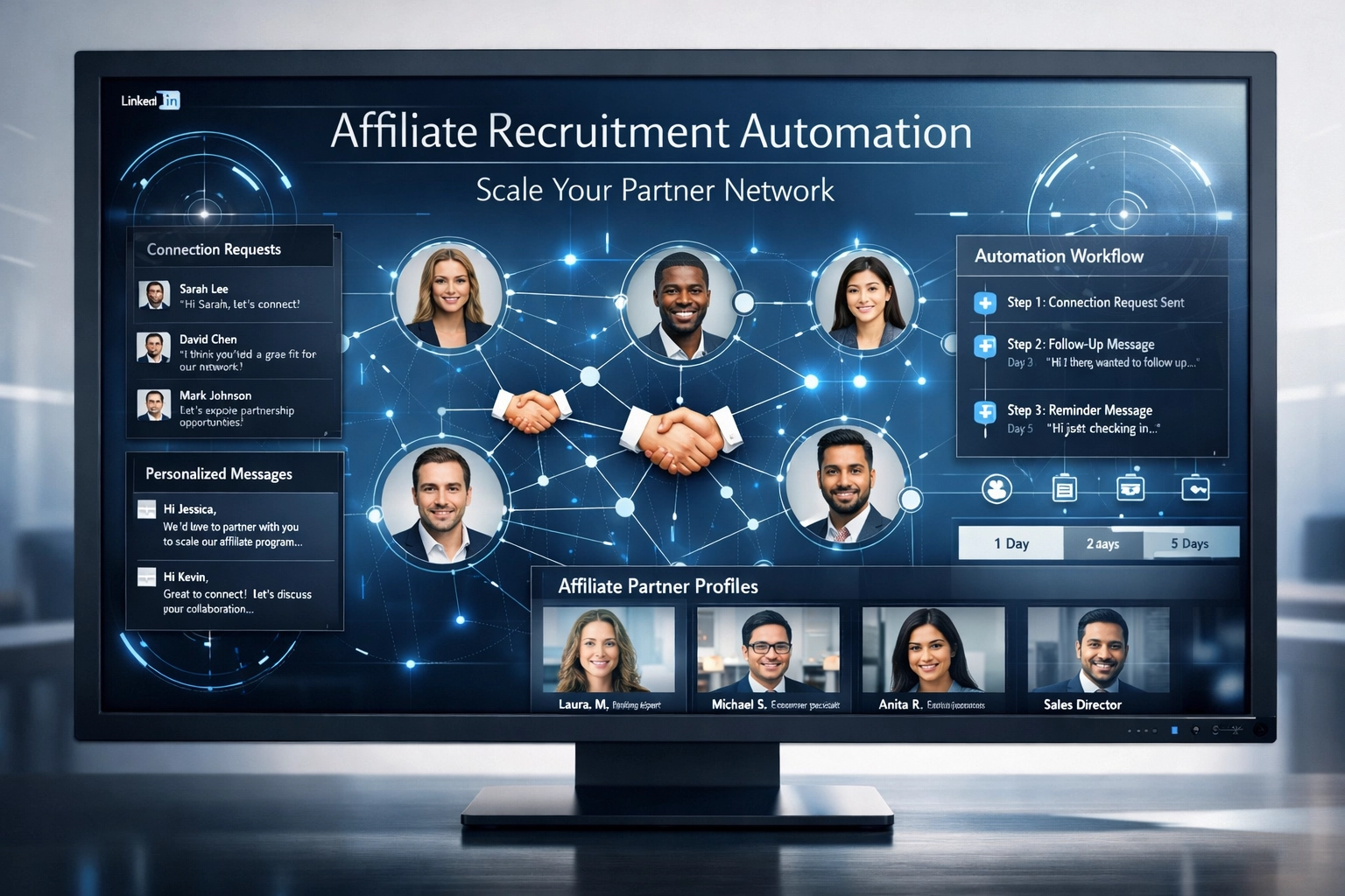 LinkedIn-tools voor het automatiseren van affiliate werving