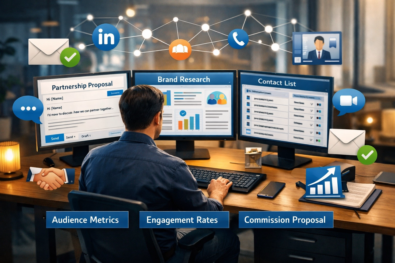 Professionele outreach- en netwerkaanpak voor affiliate samenwerkingen