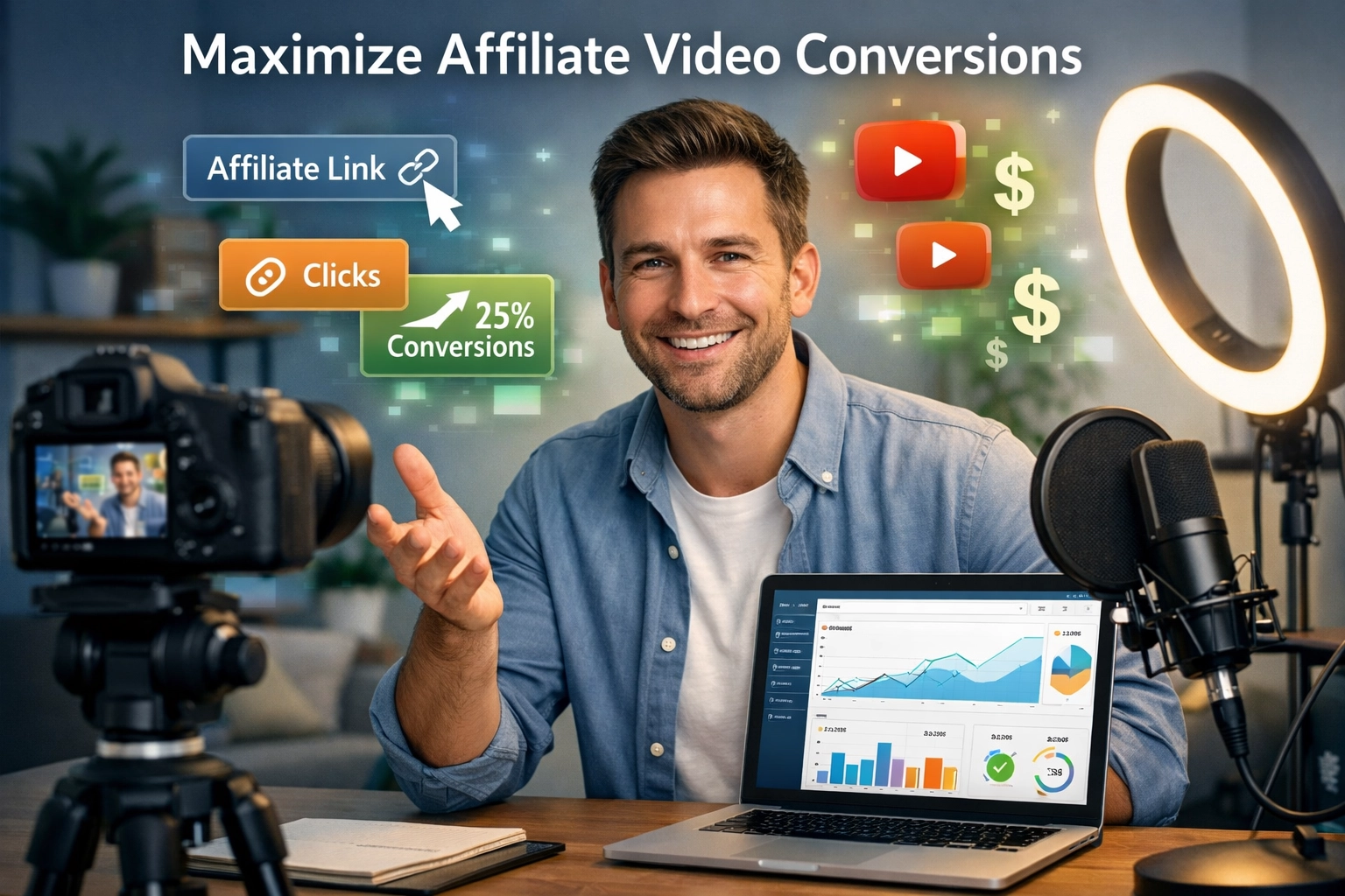 Hoe maximaliseer je conversies met affiliatevideo's