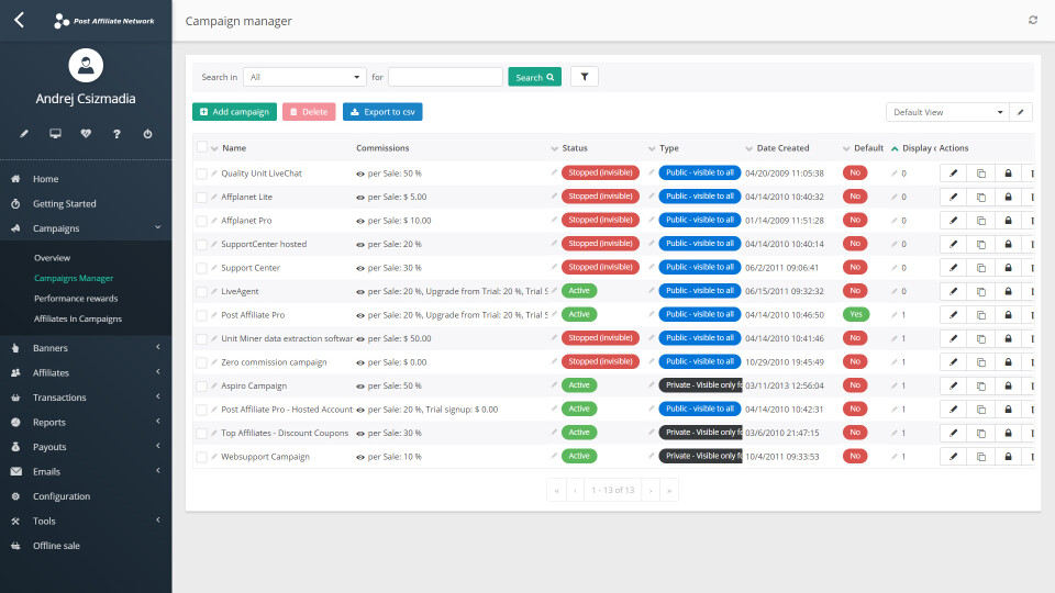 PAP Campagnebeheerder