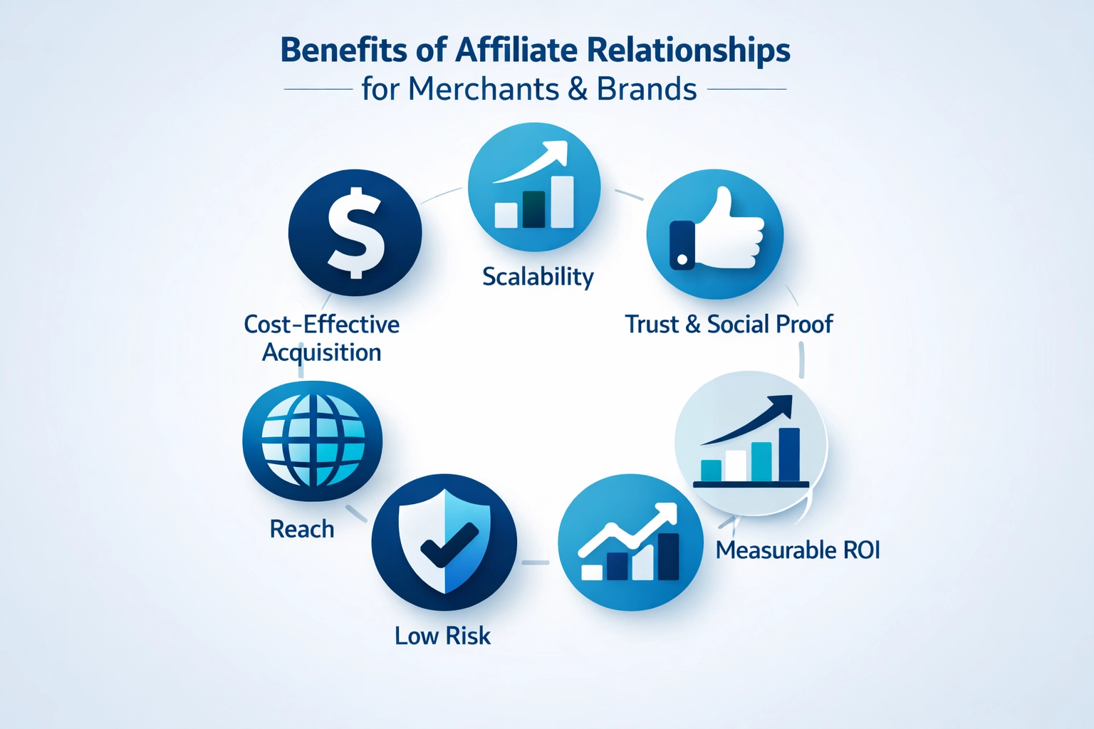 Benefits for merchants and brands in affiliate relationships