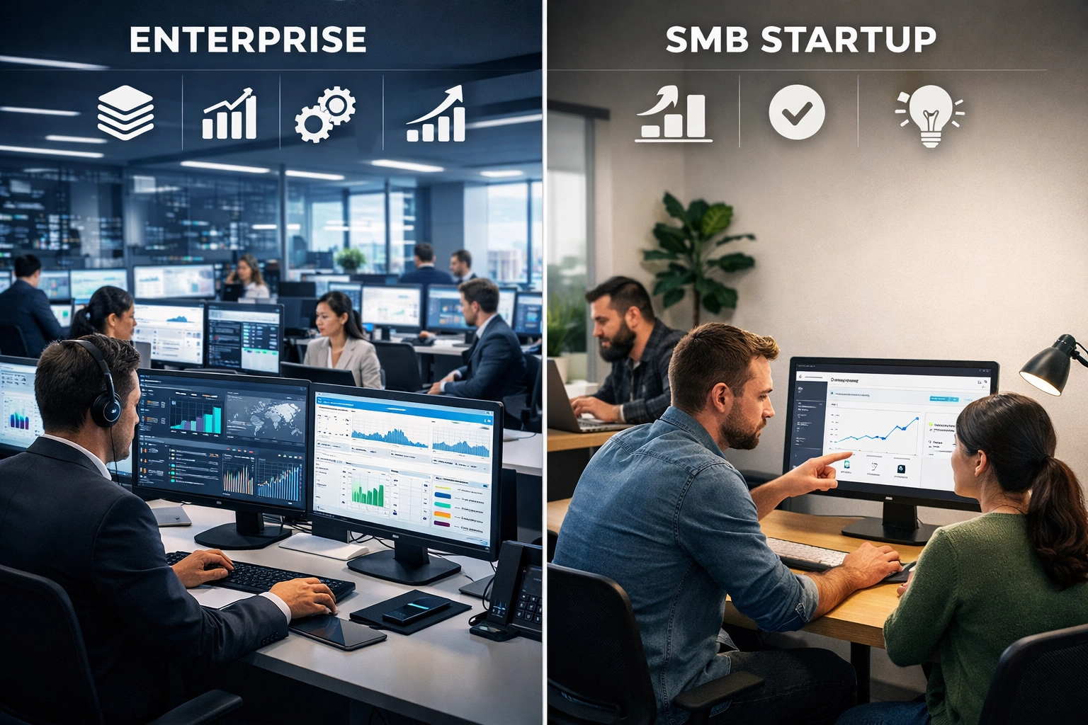 Enterprise vs MKB affiliate software vergelijking