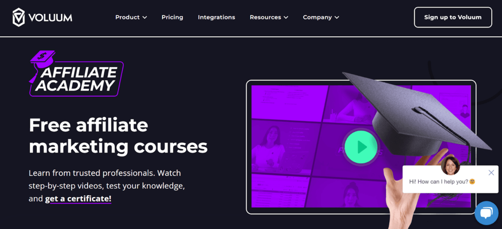 Voluum affiliate academy gratis affiliate marketing cursussen