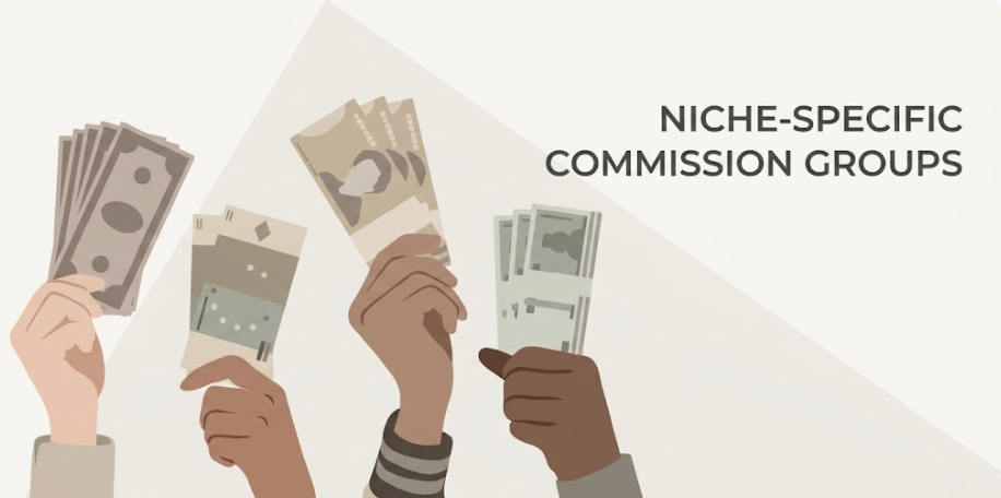 Niche-specifieke commissiegroepen instellen voor online winkels met meerdere productcategorieën