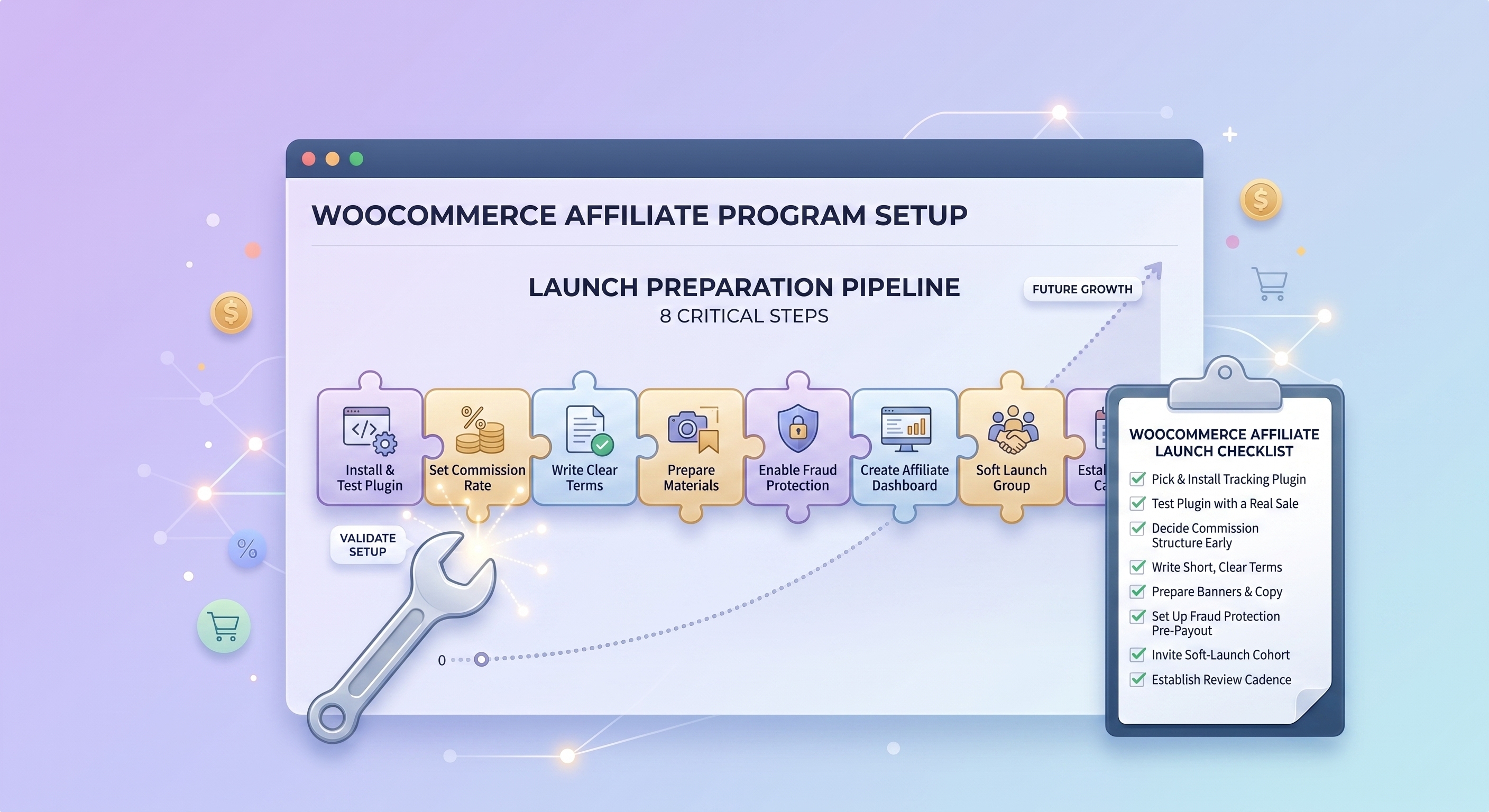 Checklist voor het lanceren van een WooCommerce-affiliateprogramma