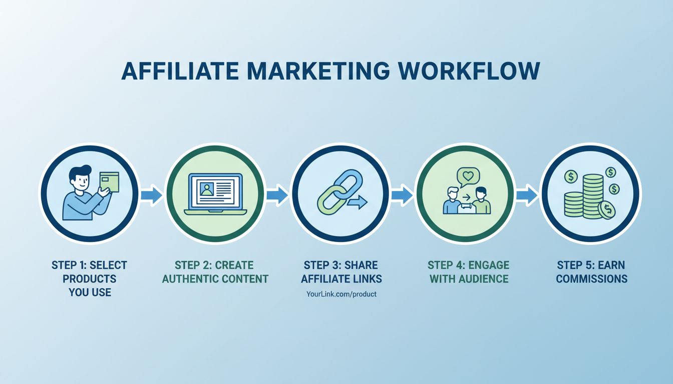 Hoe werkt betrokken affiliate marketing?