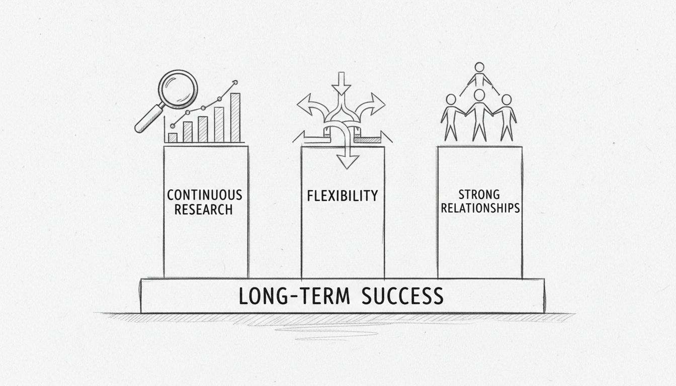 Drie pijlers van succes in affiliate marketing: Doorlopend onderzoek, flexibiliteit en sterke relaties ondersteunen langdurig succes