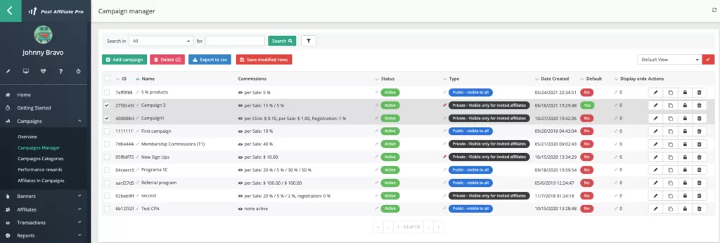 Campagnebeheerder privé