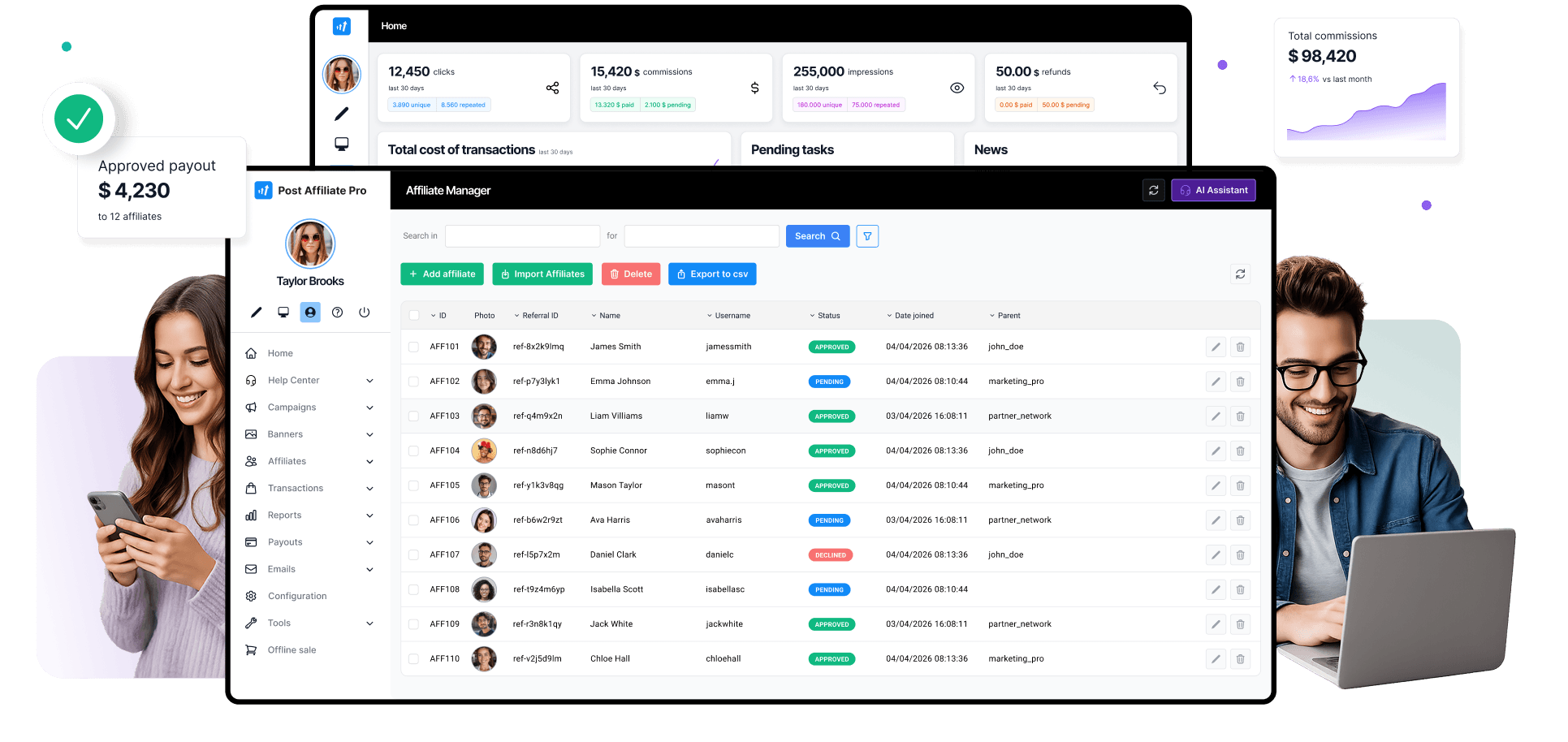 De leider in affiliate software