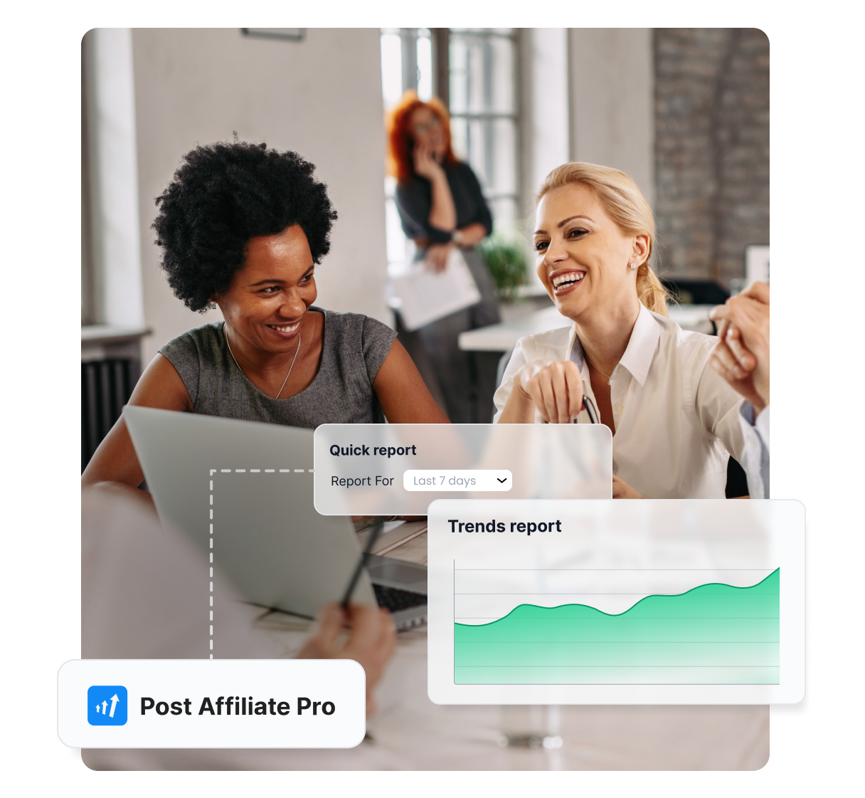 Overzicht van belangrijke Post Affiliate Pro functies, zoals uitgebreide tracking, rapportages en commissies.