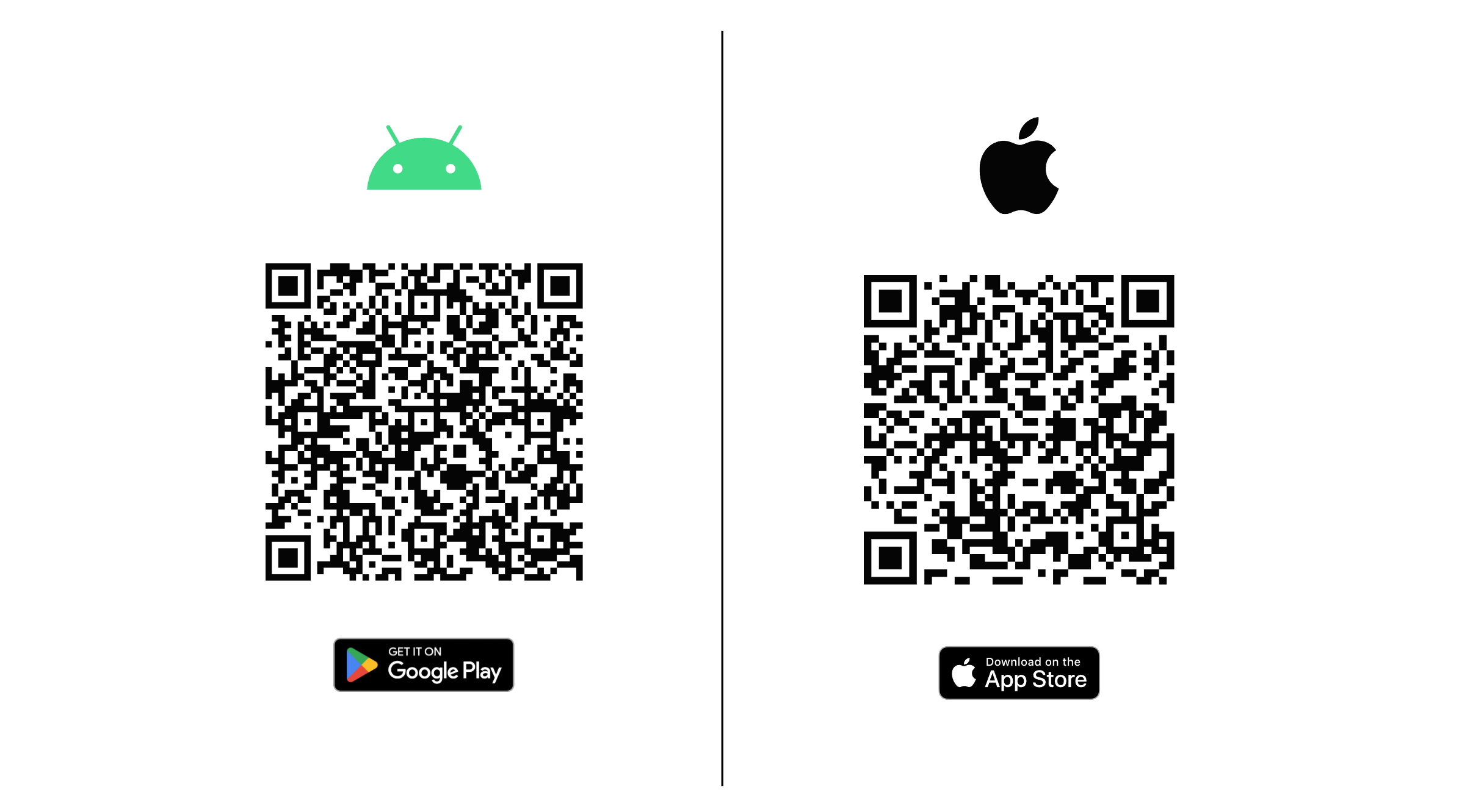 Post Affiliate Pro mobiele app QR-codes. Scan de QR-code en download de app via Google Play of App Store.
