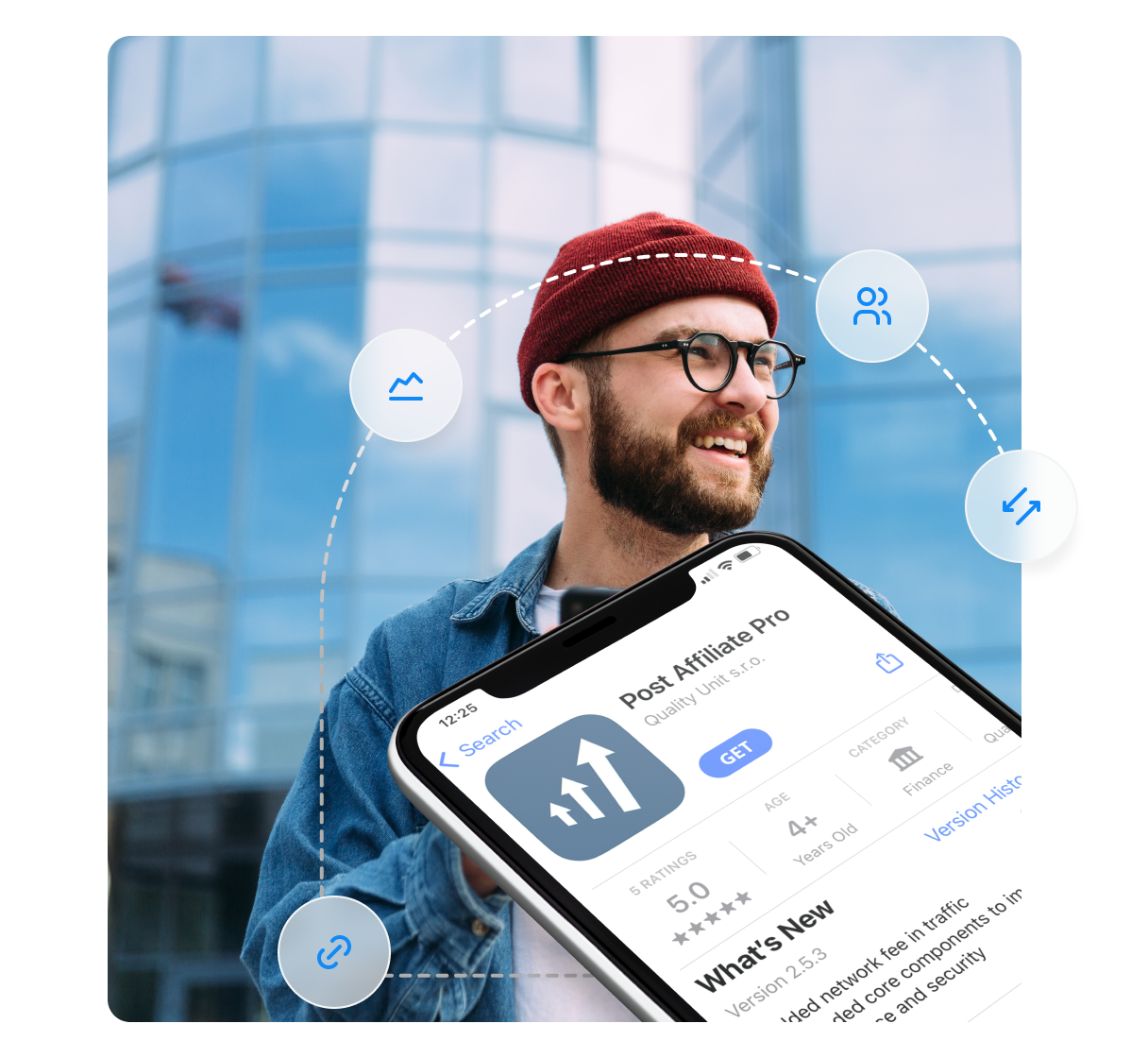 Overzicht van de Post Affiliate Pro functies.