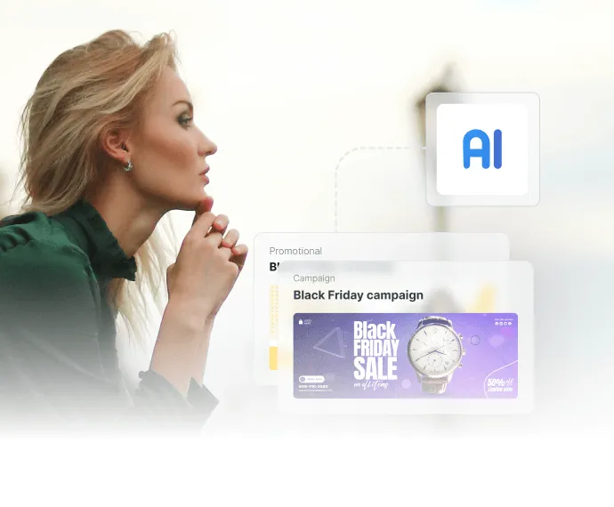 AI-creatieve optimalisatiedashboard met banner-CTR, conversieratio's en prestatieaanbevelingen